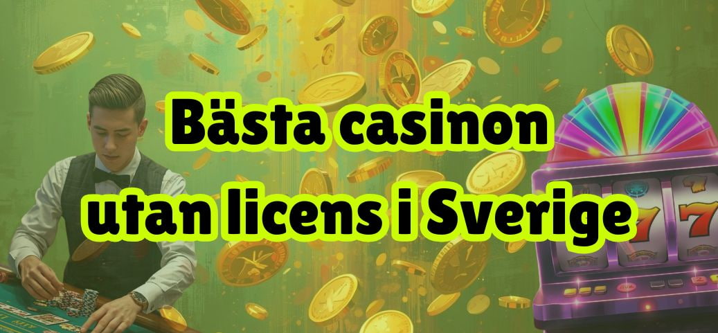 Bästa licensfria casinon i Sverige i år